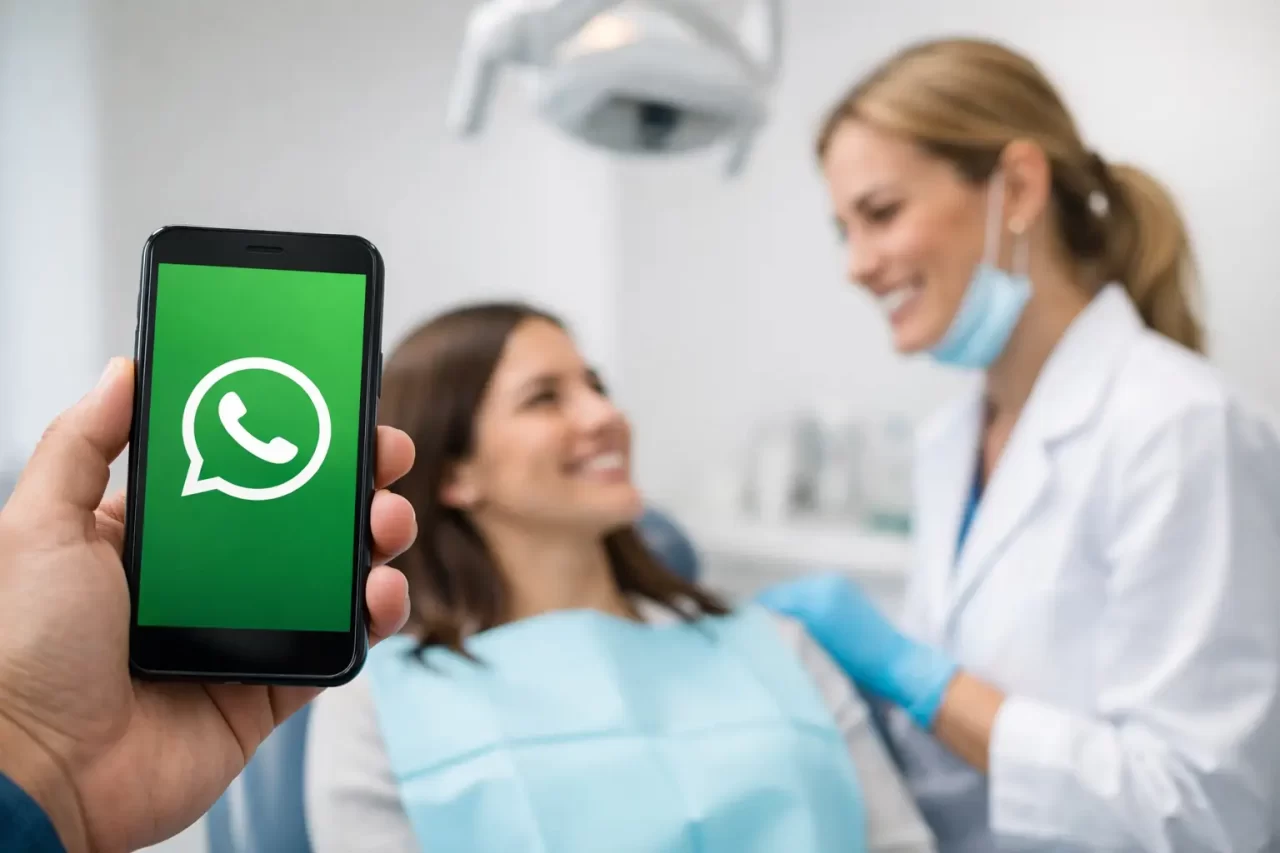 Come funziona il contatto WhatsApp dal dentista